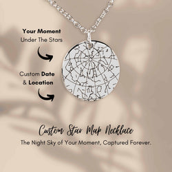 Star Map Jewelry Locket