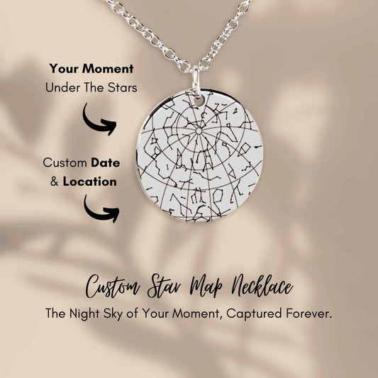 Star Map Jewelry Locket