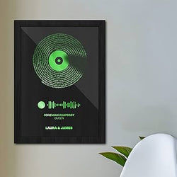Custom Metallic Foil Song Lyrics Print