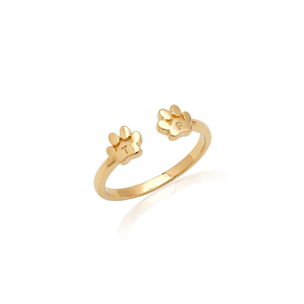 Custom Pet Initial Ring