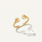Custom Pet Initial Ring